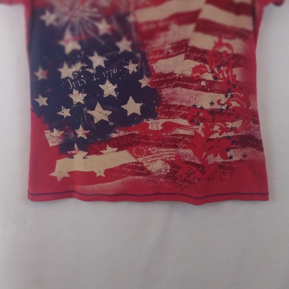 Blue Canyon Clothing Red/Blue Patrotic Tee - Picture 2 of 11